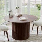 Solid Wood 46 Round Dining Table for 4 People Nordic style - 46*30