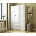 Grande armoire en bois massif à 100 %