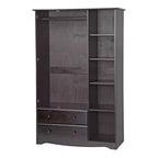 Grande armoire en bois massif à 100 %