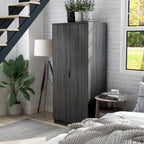 Armoire-penderie moderne à 2 portes