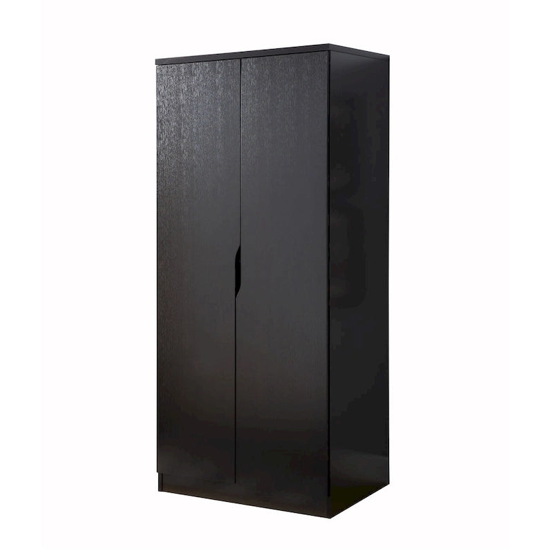 Armoire-penderie moderne à 2 portes