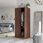 Armoire-penderie moderne à 2 portes