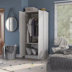 Armoire-penderie moderne à 2 portes