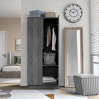 Armoire-penderie moderne à 2 portes
