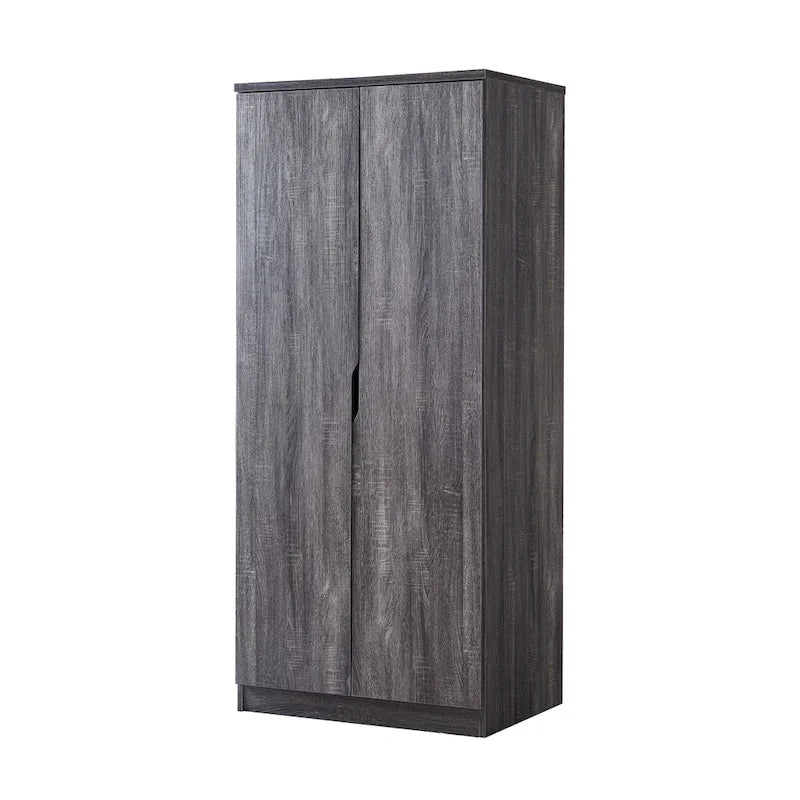 Armoire-penderie moderne à 2 portes