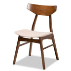 Ensemble de 4 chaises de salle à manger transitionnelles modernes du milieu du siècle