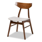 Ensemble de 4 chaises de salle à manger transitionnelles modernes du milieu du siècle
