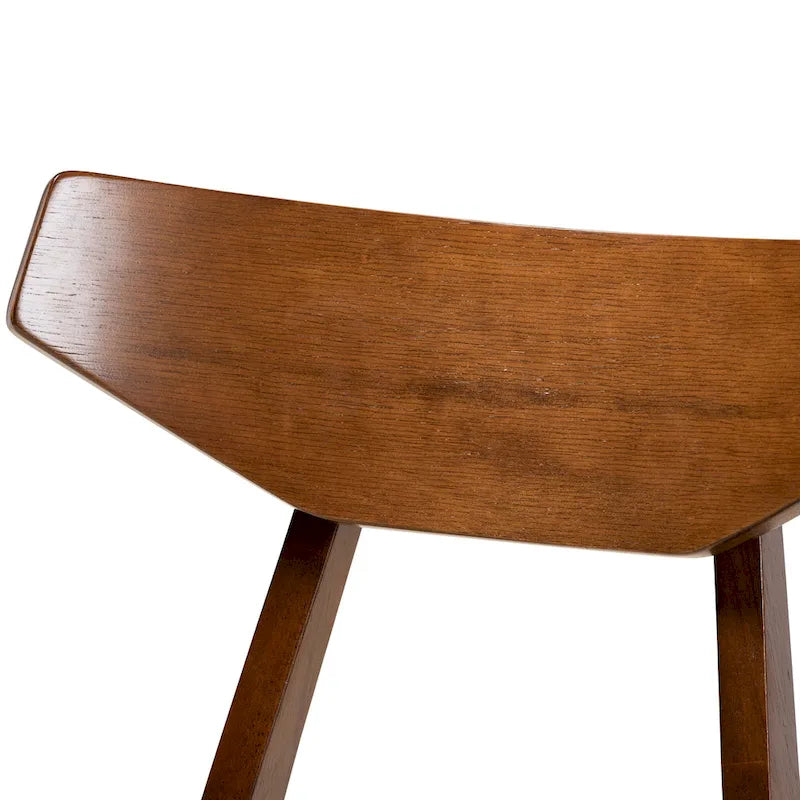Ensemble de 4 chaises de salle à manger transitionnelles modernes du milieu du siècle
