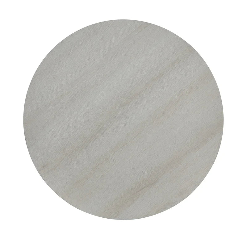 Table basse 3 pièces ovale en bois contemporain