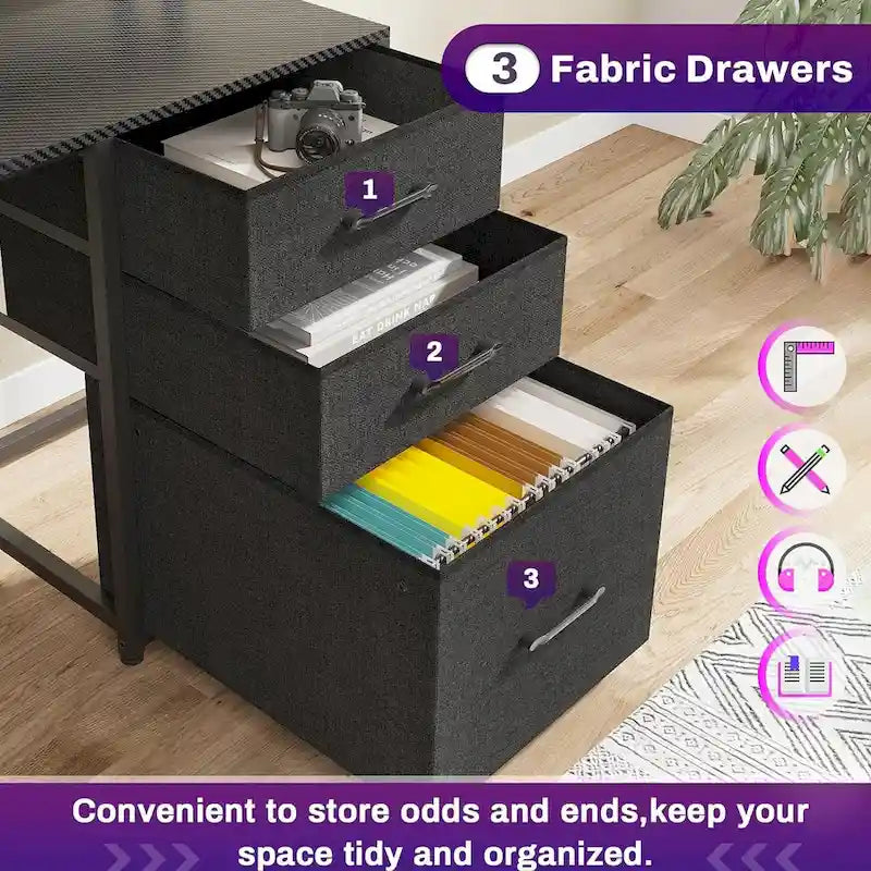 Bureau d'angle de 162 cm, bureau d'ordinateur réversible, bureau de jeu