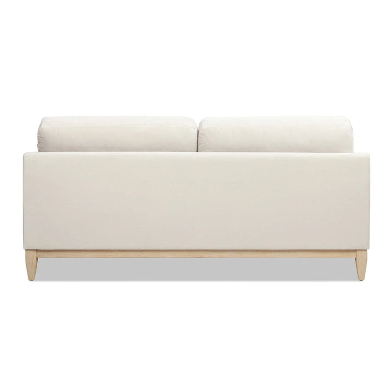 Canapé à dossier lâche Velvet Modern Farmhouse de 75,5 po