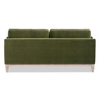 Canapé à dossier lâche Velvet Modern Farmhouse de 75,5 po