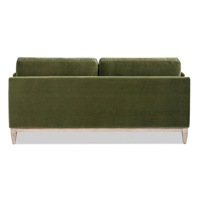 Canapé à dossier lâche Velvet Modern Farmhouse de 75,5 po
