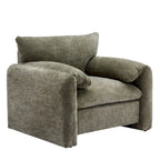 Fauteuil surdimensionné en chenille Fauteuil d'appoint Canapé individuel