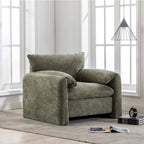 Fauteuil surdimensionné en chenille Fauteuil d'appoint Canapé individuel