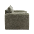 Fauteuil surdimensionné en chenille Fauteuil d'appoint Canapé individuel