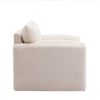Fauteuil surdimensionné en chenille Fauteuil d'appoint Canapé individuel