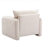 Fauteuil surdimensionné en chenille Fauteuil d'appoint Canapé individuel