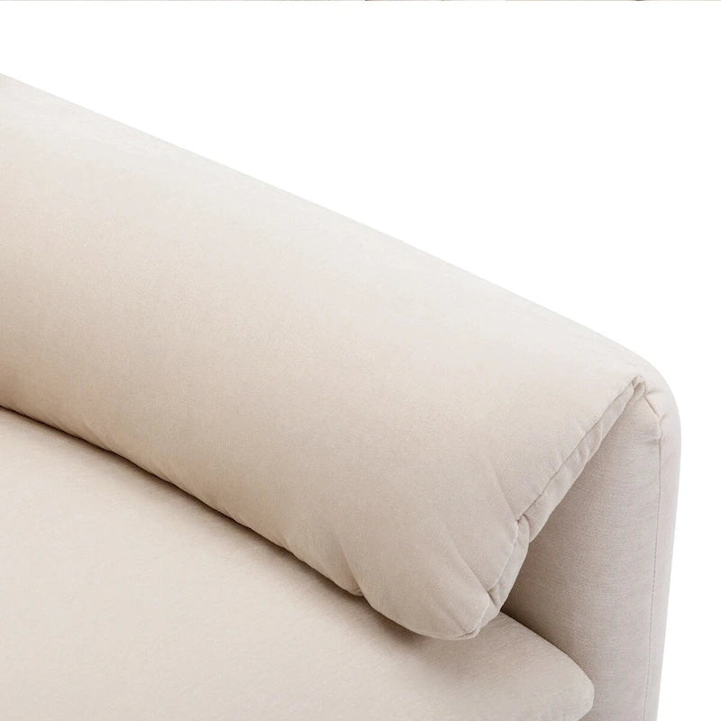 Fauteuil surdimensionné en chenille Fauteuil d'appoint Canapé individuel