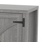 Meuble TV de rangement multifonction rustique de 68 pouces