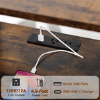 Meuble tourne-disque avec station de charge